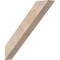 Ekena Millwork 5 1/2"W x 32"D x 32"H Traditional Smooth Knee Brace, Douglas Fir BRC06X32X32TRA00SDF - alternate 1